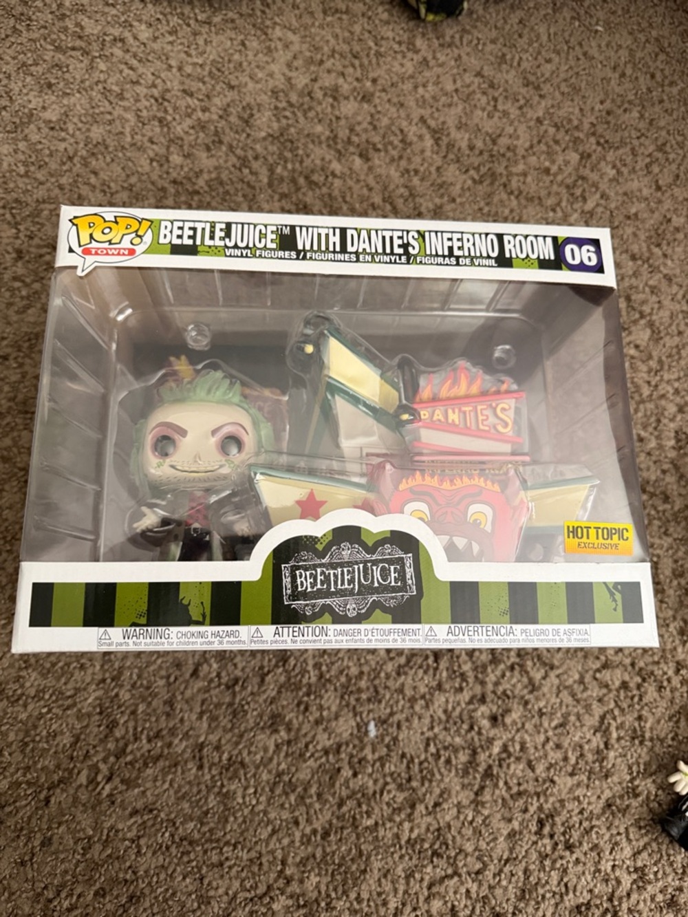 Hot Topic Beetlejuice Pop! Rare Dante’s inferno